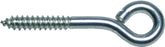 National Hardware N220-665 Lag Eye Bolt, 1/4 in Thread, 1-1/2 in L Thread, 1/2 in ID Dia Eye, 2.76 in L Shank, Steel